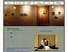 Tablet Screenshot of aikidoharvard.org